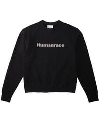 adidas - Originals X Pharrell Williams Crossover Casual Breathable Solid Color Round Neck Pullover Long Sleeves Black - Lyst