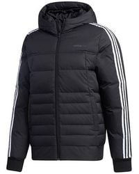 adidas - Neo Sprt Dwn Puff Hooded Down Jacket - Lyst