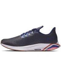 Nike - Air Zoom Pegasus 35 Premium Running Shoe (blue Void) - Clearance Sale - Lyst