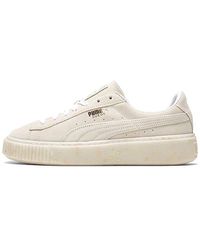 PUMA - (Wmns) Suede Platform Buff/ Board Shoes - Lyst