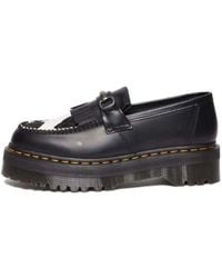 Dr. Martens - Dr.Martens Adrian Snaffle Hair On & Leather Cow Print Kiltie Loafers - Lyst