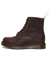 Dr. Martens - 1460 Pascal Waxed Full Grain Leather Lace Up Boots - Lyst