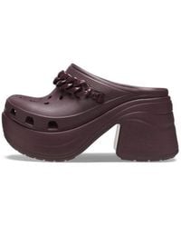 Crocs™ - Siren Chain Clog; Dark Cherry - Lyst