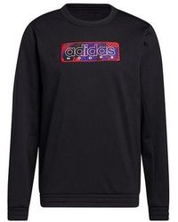 adidas - Mic Gfx Crew New Year's Edition Basketball Sports Fleece Lined Round Neck Pullover - Lyst