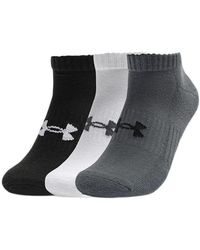 Under Armour - Core No Show Socks (3 Pack) - Lyst