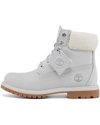 Timberland - (Wmns) Premium 6 Inch Waterproof Boot 'Light Nubuck' - Lyst