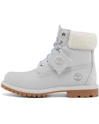 Timberland - (Wmns) Premium 6 Inch Waterproof Boot 'Light Nubuck' - Lyst