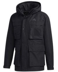 adidas - 3In1 Down Jkt Multiple Pockets Outdoor Sports Detachable Hooded Down Jacket - Lyst
