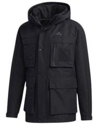 adidas - 3In1 Down Jkt Multiple Pockets Outdoor Sports Detachable Hooded Down Jacket - Lyst