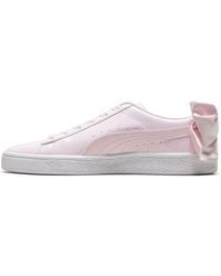 PUMA - (Wmns) Basket Bow Patent Casual Shoes - Lyst