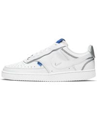 Nike - Air Jordan Court Vision Low Se 'white Metallic Silver' - Lyst