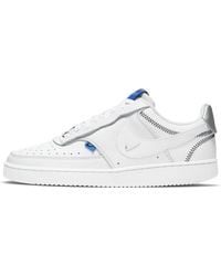 Nike - Air Jordan Court Vision Low Se 'white Metallic Silver' - Lyst