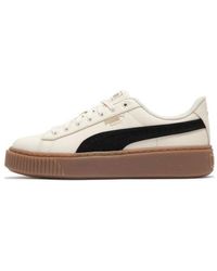 PUMA - (Wmns) Basket Platform Canvas - Lyst