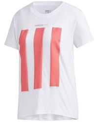 adidas - (Wmns) Neo Cs Tee 1 Casual Sports Breathable Short Sleeve - Lyst