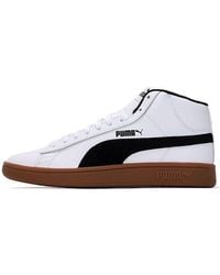 PUMA - Smash V2 Mid-Top Sneakers - Lyst