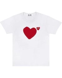 COMME DES GARÇONS PLAY - (Wmns) Double Sided Short Sleeves Tee - Lyst