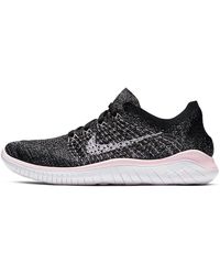 Nike - Free Rn Flyknit 2018 Running Shoe (black) - Clearance Sale - Lyst