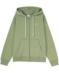 Nike - Solo Swoosh Full-Zip Hoodie 'Oil' - Lyst