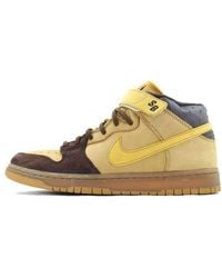Nike - Sb Dunk Mid Pro 'Wheat' - Lyst