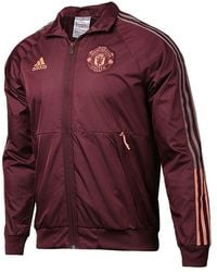 adidas - Mufc Anthem Jkt 20-21 Season Manchester United Soccer/Football Jacket - Lyst