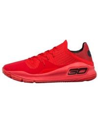 Under Armour - Curry 4 Low 'red' - Lyst