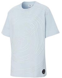PUMA - (Wmns) X Pronounce Crossover W Graphic Tee Printing Pattern Solid Color Round Neck Short Sleeve - Lyst