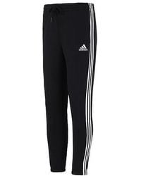adidas - 3S Fl Te Pt Casual Sports Running Side Stripe Long Pants/Trousers - Lyst