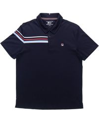 Fila - Contrast Colors Stripessport Casual Short Sleeve Poloshirt S - Lyst