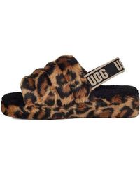 UGG - (Wmns) Fluff Yeah 'Leopard' - Lyst