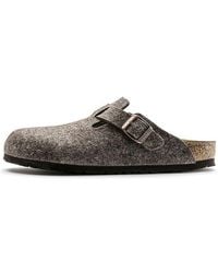 Birkenstock - Boston Regular 'Wool Felt Cacao' - Lyst