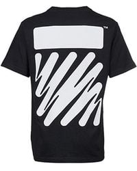 Off-White c/o Virgil Abloh - Ss22 Solid Color Cotton Printing Short Sleeve Black T-shirt - Lyst
