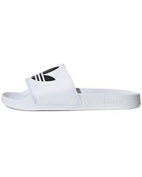 adidas - Adilette Lite Slides 'Trefoil Logo - Lyst
