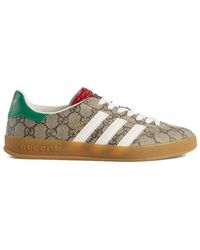 adidas gazelle silver green womens Adidas x Gucci Women's Gazelle Wedge Pink Velvet Low Top Sneakers