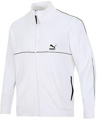 PUMA - Running Training Breathable Sports Stand Collar Logo Jacket - Lyst