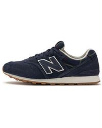 New Balance - 996 Series Casual Sports Navy - Lyst