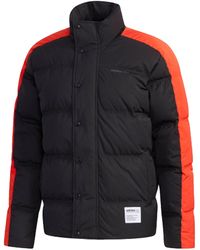 adidas - Neo M Ut Puffer Back Large Logo Casual Down Jacket - Lyst