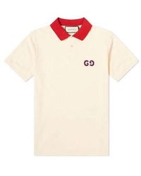 Gucci - Off-white gg Polo - Lyst