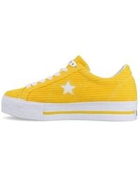 Converse - (Wmns) Mademe X One Star Platform Suede Ox 'Vibrant' - Lyst