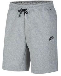 Nike - Sportswear Tech Fleece Athleisure Casual Sports Knit Breathable Shorts - Lyst