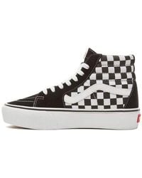 Vans - Sk8-Hi Platform 2.0 'Checkerboard - Lyst
