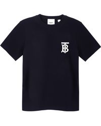 Burberry - Pattern Cotton Loose Classic Short Sleeve - Lyst
