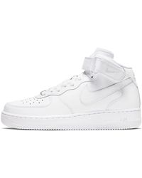 Nike - (Wmns) Air Force 1 '07 Mid 'Triple' - Lyst