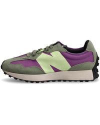 New Balance - 327 'Sour Grape Bleached Lime Glow' - Lyst
