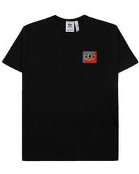adidas - Originals Diagram Embroidered Short Sleeve - Lyst