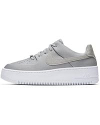 Nike - (Wmns) Air Force 1 Sage Low Lx 'Metallic' - Lyst