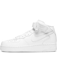 Nike - Air Force 1 Mid '07 'Triple' - Lyst