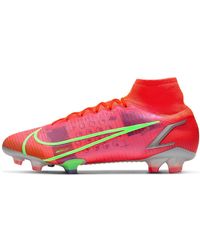 Nike - Mercurial Superfly 8 Elite Fg 'Bright Crimson Burst' - Lyst