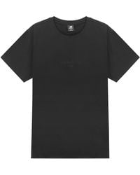 New Balance - Logo Embroidered Knit Sports Round Neck Short Sleeve Couple Style - Lyst