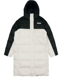 PUMA - Puffer Coat Jacket - Lyst