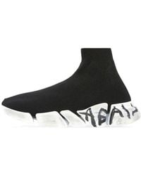 Balenciaga - (Wmns) Speed 2.0 Graffiti Sneakers Recycled Knit And Sole Unit' - Lyst